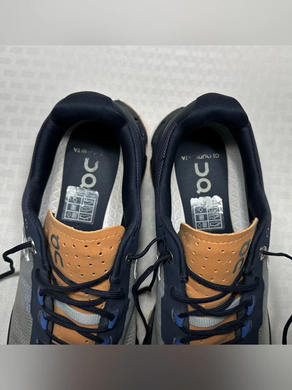 On Cloudvista Midnight/Copper Women's 11 Lace Up Running Shoes Athletic Gym Run